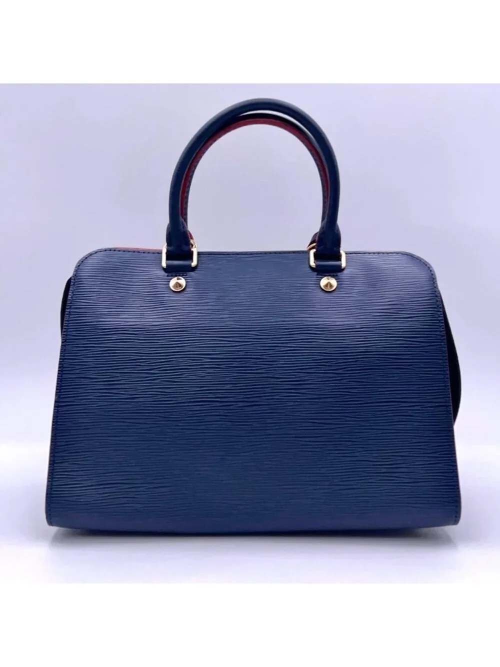 Louis Vuitton Epi Vano MM Handbag Navy